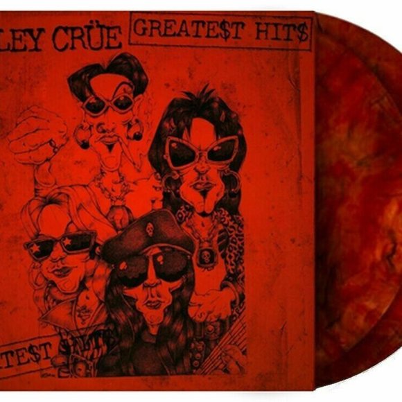 Motley Crue Greatest Hits 2-LP ~Exclusive Colored Vinyl (Crimson Smoke) ~Sealed! - Picture 1 of 3